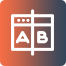 A/B teszt ikon